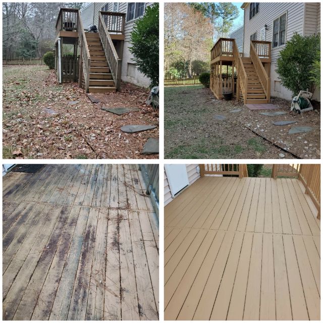 Deck Washing and Staining in Williamsburg, VA