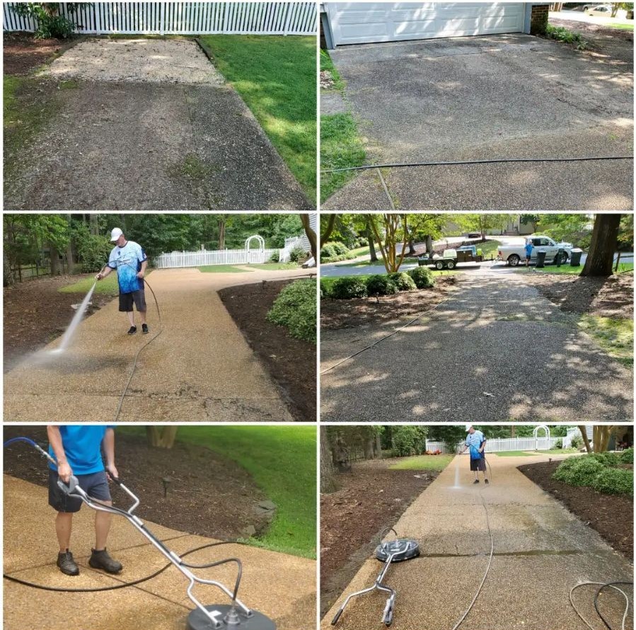 Driveway cleaning williamsburg