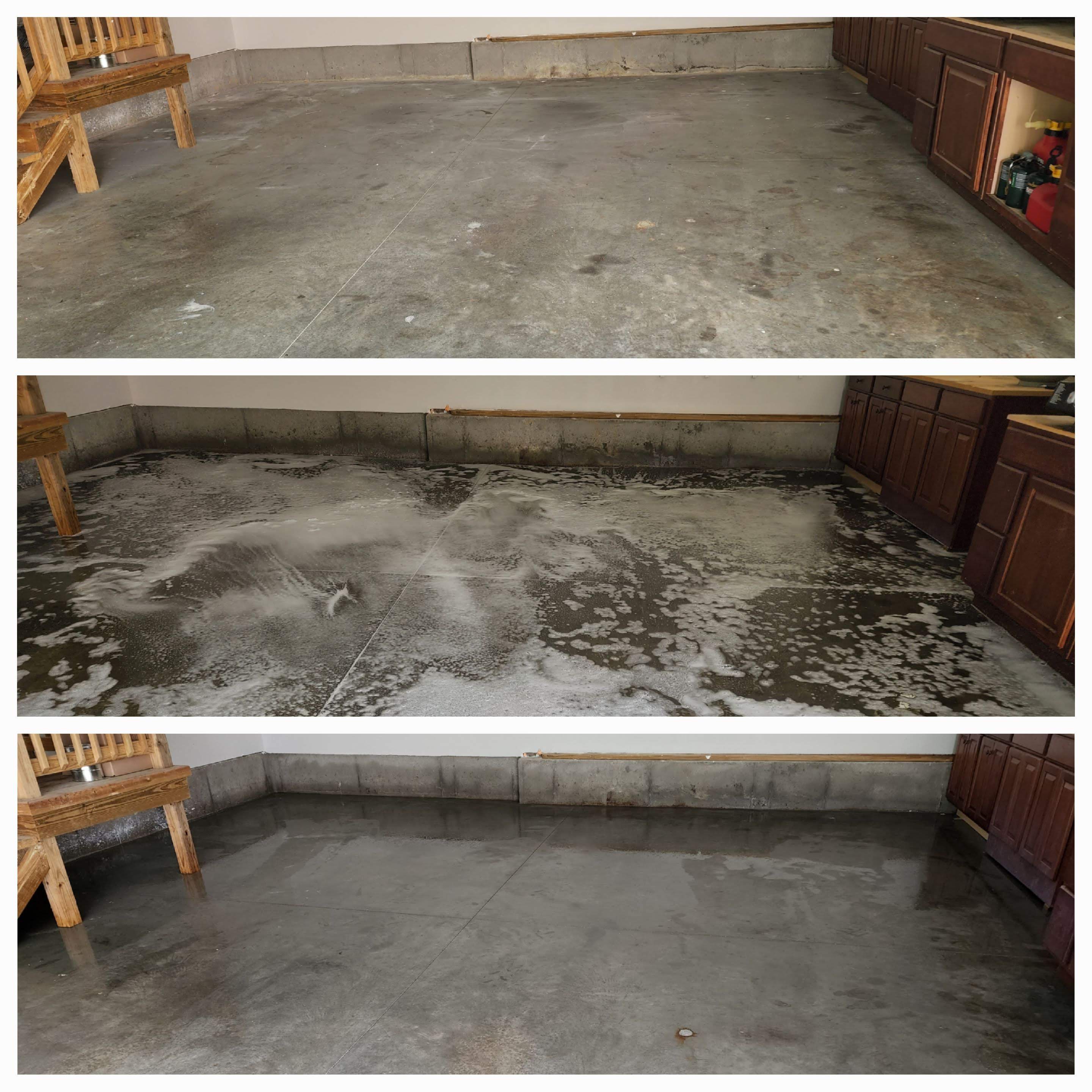 Garage Floor Washing in Charles City, VA