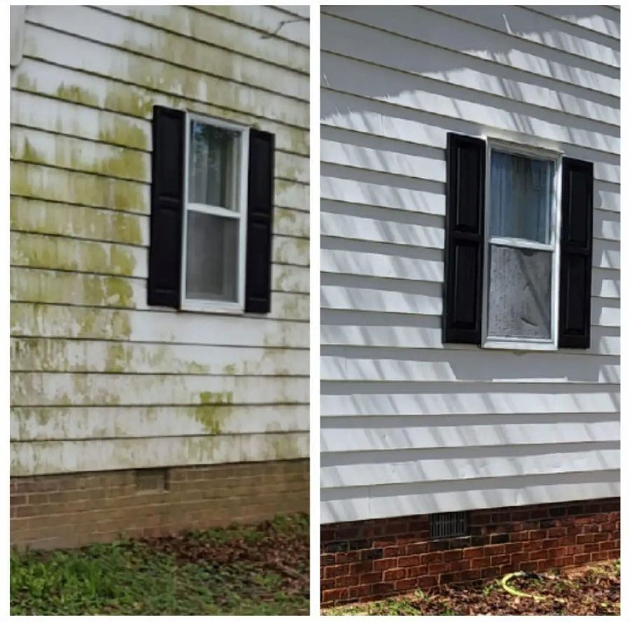 House Washing and Algae Removal in Williamsburg, VA